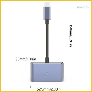 BTM C 型轉 USB C 型 3 合 1 讀卡器適配器手機存儲卡