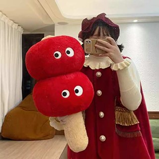 暖手 暖手抱枕 貓爪暖手寶 暖手枕 暖手寶 模擬冰糖葫蘆抱枕可拆卸暖手捂可愛長條抱睡毛絨玩偶趣味公仔網紅