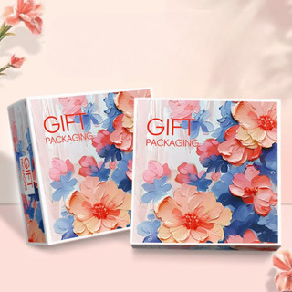 現貨【水果禮盒】通用水果 包裝盒 桃子奇異果蘋果 鮮花混裝 手提創意 禮品盒 空盒子 訂製