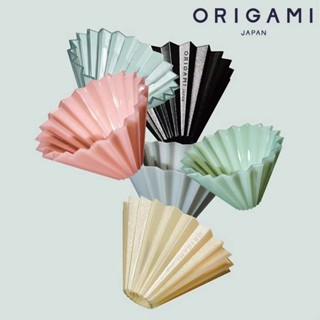 新店立減#咖啡器具 咖啡配件 日本原裝Origami 樹脂摺紙濾杯 Air手衝咖啡錐形V60蛋糕過濾杯