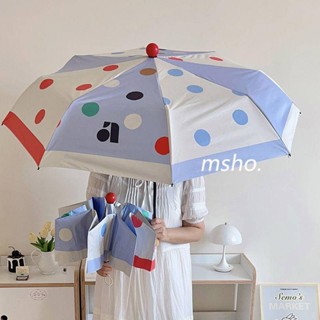 【臺灣出貨】尼吉娃のmsho海鹽啵啵手提袋！ 紅鼻子自動雨傘折疊女高顏值晴雨兩用太陽傘遮陽傘 學生 上班族 戶外休閒雨傘