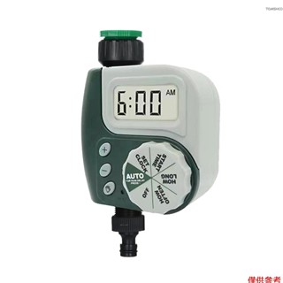 Winn 數字可程式設計水定時器防風雨花園草坪水龍頭軟管定時器自動灌溉控制器 1 出口防漏銅連接器帶不銹鋼過濾器