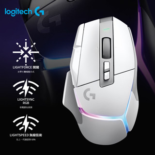 【Logitech 羅技】G502 X PLUS RGB 無線電競滑鼠 白色