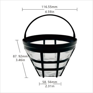 [咖啡器具]適用Mr.coffee飛利浦咖啡機配件平替濾網不銹鋼美式滴漏式過濾網