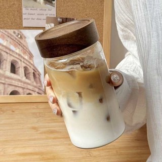 隨行杯 冰霸杯 便攜外帶玻璃杯帶蓋喝水杯女耐高溫個人專用茶杯密封隨行咖啡杯子