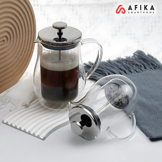 French Press 手動雙層硼矽酸鹽玻璃咖啡壺