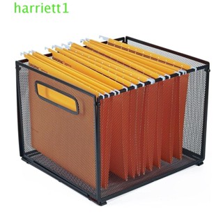 HARRIETT辦公室檔案箱,不包括檔案夾可拆卸的懸掛檔案夾管理器,穩定黑色防滑檔案夾收納盒