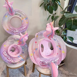 新品現貨防側翻兒童游泳圈嬰兒小孩座圈充氣男女童加厚座圈寶寶玩具救生圈20250522