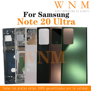 SAMSUNG 適用於三星 Galaxy Note 20 Ultra 5G N986F N986B LCD 前框擋板後電