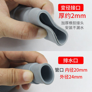 滿99出貨 適配滾筒洗衣機排水管延長上下水管出水加長軟管全自動排水軟管子✨五金嚴選✨528