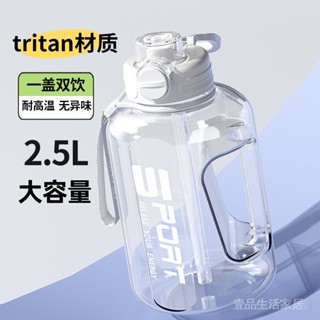 新品限時特惠💕【8413人好評】大容量水盃運動學生吸管大水壺頓頓桶太空盃男女生水瓶噸桶噸夏季 壹品生活家居