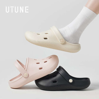 crocs 洞洞鞋 夾腳拖鞋女 室內拖鞋 優調洞洞鞋女辦公室替換半拖鞋夏季情侶可外穿防滑包頭懶人一腳蹬