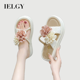 IELGY 驚艷法式厚底拖鞋女夏季時尚沙灘人字拖