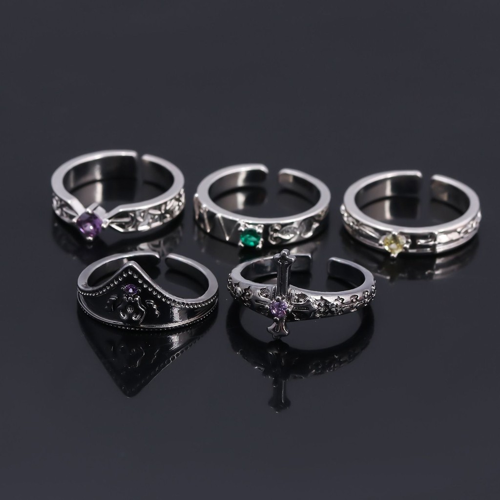 【全職獵人🔥】 免運 動漫週邊全職獵人開口戒指奇犽小傑酷拉皮卡庫洛洛飛坦卡通戒指