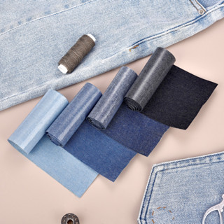 1 卷 Jean Iron-On Patch,8 X 50 釐米牛仔布修復補貼,服裝,自粘熨燙補丁,適合兒童成人