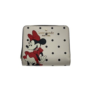 Kate Spade new york 凱特·斯佩德紐約可折疊錢包 x 迪士尼雙折錢包--黑色女士 日本直送 二手