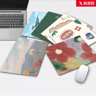 滑鼠墊 玻璃滑鼠墊 電競滑鼠墊 滑鼠墊小號加厚可愛卡通女生ins風護腕辦公電腦防滑墊子軟墊學生學習鍵盤墊 創意小清新簡約