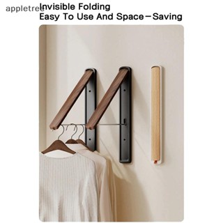 APPL 家用窗戶陽臺折疊晾衣架,可拉伸隱形,NoDrill 壁掛式掛衣桿 TW