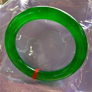 新品現貨緬甸A貨天然翡翠手鐲冰種陽綠飄綠翡翠手鐲玉鐲滿綠圓條冰透KG03120250612