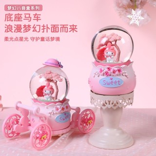 庫洛米水晶球音樂盒閨蜜兒童生日耶誕卡通禮物創意禮物6.5