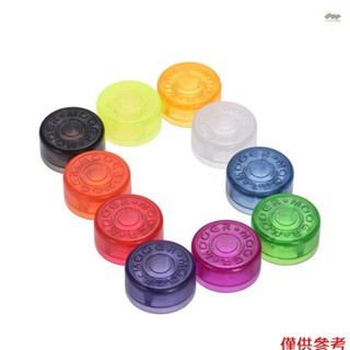 全新 MOOER 10 件腳踏開關頂部保護器彩色塑膠保險槓適用於吉他效果踏板(顏色隨機)