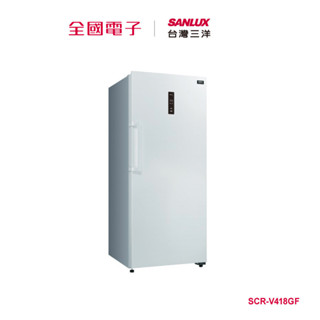 臺灣三洋418L直立式變頻無霜冷凍櫃 SCR-V418GF 【全國電子】