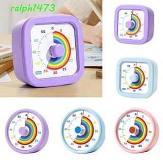 RALPH可視計時器,60分鐘超靜音倒計時鬧鐘,多功能的視覺化圓形/方形自律廚房定時器廚房烹飪