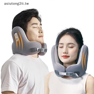 [asiutong2ii] 旅行枕飛機帶降噪耳罩,記憶泡沫旅行頸枕,360°飛機、汽車、辦公室頸部支撐 [TW]