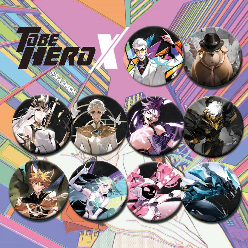凸變英雄X徽章 動漫 TO BE HERO X  週邊收藏
