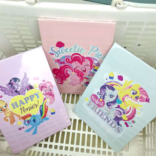 放大化妝鏡 化妝鏡 鏡子化妝鏡 名創優品MINISO小馬寶莉系列炫彩便攜摺疊臺鏡紫悅碧琪桌面化妝鏡