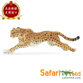 ★兒童玩具模型上新★Safari Ltd 美國正品 奔跑狀獵豹 模擬動物模型兒童玩具 290429