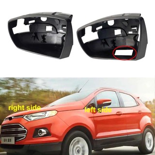 適用於福特 Kuga Ecosport 2013-2019 汽車配件車門後視鏡支架後視鏡裝飾環外殼框架 1PCS