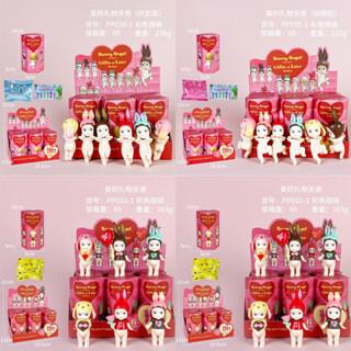SONNY ANGEL 6 件/套 8-10 釐米動漫索尼天使迷你公仔愛的禮物天使玫瑰兔狗 Q 版 PVC 可動人偶模型