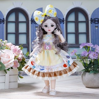 新品現貨bjd洋娃娃30cm換裝公主套裝衣服蘿莉塔玩具套裝女孩生日禮物20250609