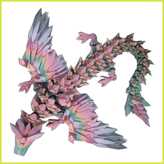 3D 列印動物龍柔性鉸接水晶龍減壓玩具成人桌面寵物 faotyph