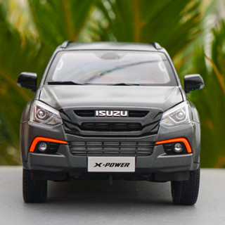 【精品】現貨原廠1:18 五十鈴 ISUZU MU-X 越野車 牧遊俠 MUX 合金汽車模型