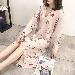 「四季通用」中長款日式和服睡衣 睡袍 浴袍 浴袍和服 睡裙 連身睡衣 小外套 家居服