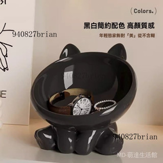 新品 免運🎀店鋪招財貓入戶鑰匙收納玄關擺門口鞋櫃置物架客廳傢居裝飾喬遷禮物