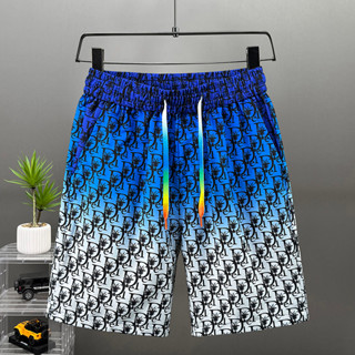 TopMan 大尺碼短褲 五分褲男 M-7XL 字母D印花速乾休閒男生短褲 海灘褲 沙灘褲