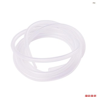 新型透明食品級矽膠管用於加藥泵的柔性軟管水族實驗室化學分析水液體的矽膠管 1M 長,3mm*5mm