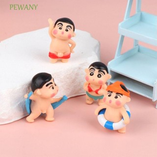 PEWANY蠟筆小新動漫人物蠟筆小新生日兒童動漫小娃娃收藏品禮物迷你泳裝小雕像