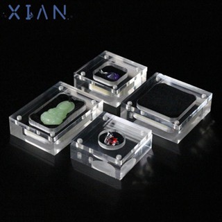 XIANEE 散裝鑽石展示架,珠寶展示架亞克力首飾收納盒,高品質鑽石收納盒寶石展示架珠寶盒寶石架