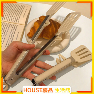 🔥臺灣出貨🔥家用矽膠夾子 耐高溫廚房食物油炸防燙夾 不鏽鋼煎牛排夾 烹飪炒菜夾 麵包夾子 烘焙 萬能型
