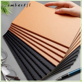 AMBERKS筆記本,A4/A5/B5牛皮紙封面日記本,高品質網格/線條/空白記事本學校