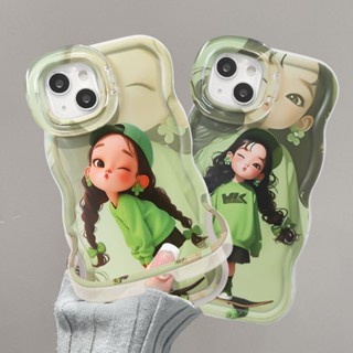 蘋果16promax手機殼vivo華為OPPO小米iPhone新款滑板女孩雙支架