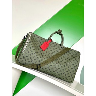 原標最軍綠311031旅行袋M23963綠本款Keepall Bandoulière 55旅行袋出自Monogram T