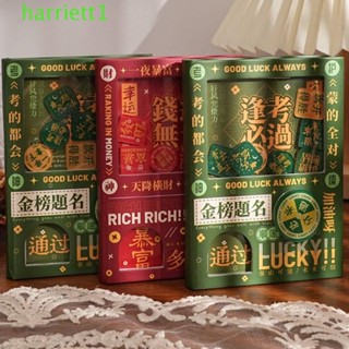HARRIETT扭蛋筆記本,幸運的富有的迷你個人記事本,防汙流暢的寫作加厚手帳本每日計劃