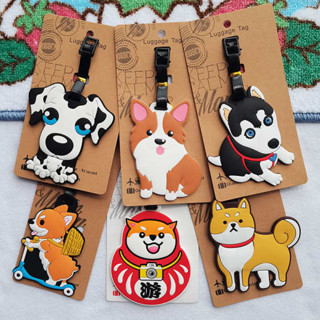 行李吊牌 韓國 行李牌 創意旅行用品小狗柴犬狗行李牌旅行箱行李箱掛牌登機託運標識吊飾