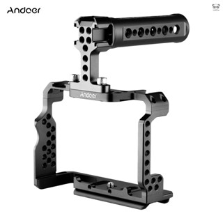 Andoer 鋁合金相機兔籠套裝 含兔籠 提手 適用索尼A7R III/ A7 II/ A7III 黑色