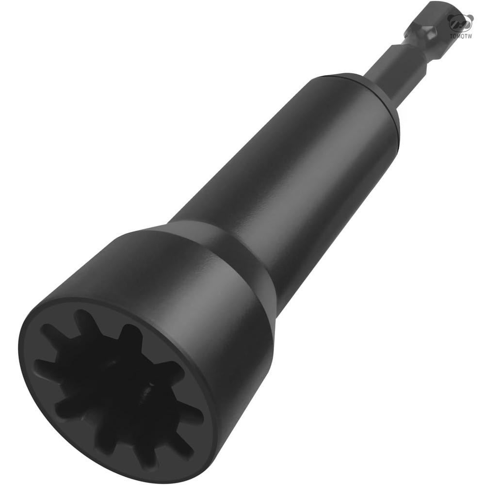 電線擰結器螺帽驅動器旋轉繞線工具高效連接器插座旋轉器 黑色